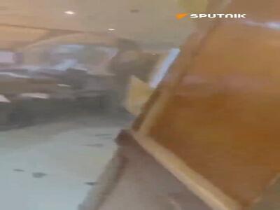  آشفتگی پس از طوفان یک هتل در مکزیک