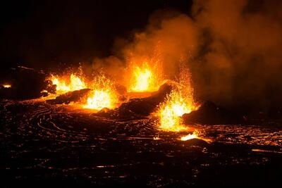  تصاویر شگفت‌انگیز از فوران آتشفشان کیلاویا در هاوایی