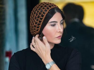  فریبا نادری با استایلی مینیمال و مونوکروم آفتابی شد