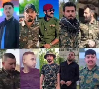 تصاویر شهدای حشدالشعبی پس از حملات آمریکا و عربستان