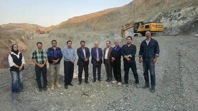  بازدید مدیرکل صمت استان قزوین از معادن استان