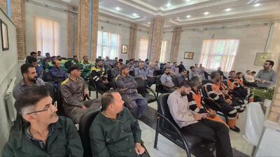 برگزاری دوره آموزشی تخصصی «مدیریت صحنه حادثه در شرایط اضطراری» در آرامستان بهشت احمدی