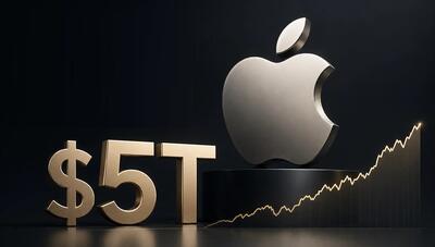 اپل برای نخستین بار از مرز ۵ تریلیون دلار عبور کرد