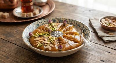  طرز تهیه حلوا آرد گندم ساده؛ دستور خانگی با بافت نرم و عطر زعفران