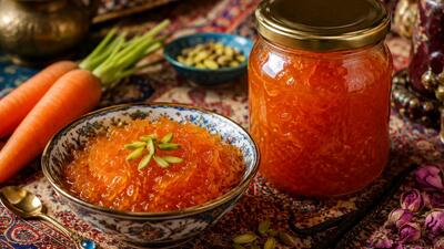  طرز تهیه مربا هویج با وانیل مرحله به مرحله؛ مربایی خوش رنگ، خوش عطر و مجلسی