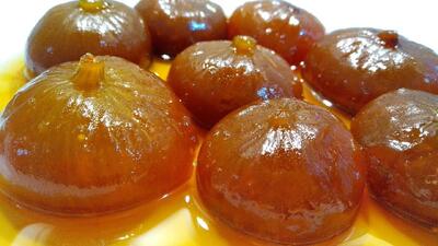  طرز تهیه مربای انجیر عسلی و مجلسی (شفاف، مثل لوکوم و بدون له شدن)
