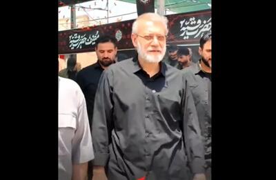  روایتی از آخرین حضور شهید لاریجانی در مراسم اربعین در کربلا | ویدئو