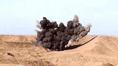انفجارهای کنترل شده در شهرستان سیریک