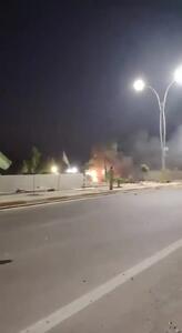  حمله عربستان و آمریکا به یک پایگاه الحشد الشعبی در مرکز عراق+ فیلم