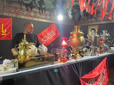  موکب امامزادگان قم در جوار حرم امامزاده جمال(ع) پذیرای زائران است