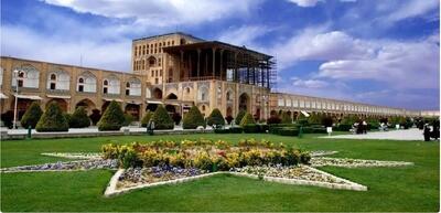 عکس/ کاخ عالی قاپو در اصفهان، سال ۱۳۱۰