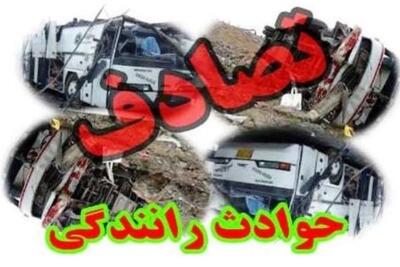  تصادف ۵ خودرو در اتوبان قم-کاشان ۲ مصدوم داشت