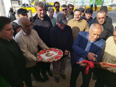 افتتاح نمایشگاه صنایع دستی در مسیر تردد زوار اربعین حسینی در مهران