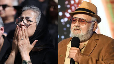 فیلم حضور چهره های مطرح سینما، هنر و ورزش در مراسم ختم زنده یاد اکبر عبدی