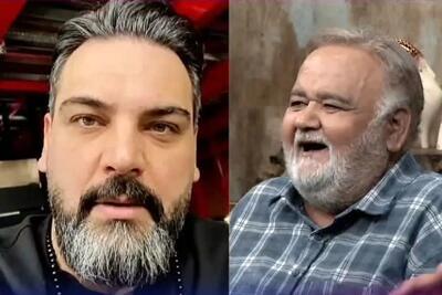 ببینید| خداحافظی دیدنی احسان علیخانی با مرحوم اکبر عبدی
