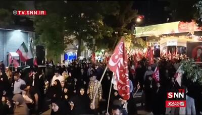  از خروش بجنوردی‌ها با شعار «هیهات من‌الذله» و تجلی اقتدار و انتقام در خیابان های گرگان + فیلم