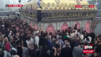  کاظمین غرق در عاشقان حسینی؛ تصویری از دلدادگی زائران اربعین در آستان امامین جوادین (ع)