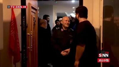 دیدار سردار سرلشکر صفوی با خانواده سرلشکر شهید حاجیزاده +فیلم