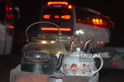  خدمتِ بی‌وقفه در مسیر زائران تصاویر - تسنیم