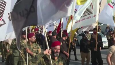  تشییع نیروهای حشد الشعبی و ایرانی در عراق/فیلم
