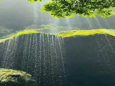  منظره زیبایی از باران های چتری در پاکستان