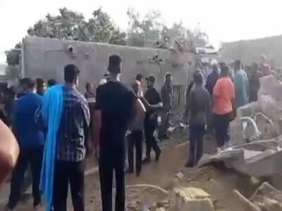  لحظه پیدا شدن پیکر اعضای خانواده حمله آمریکا به قشم