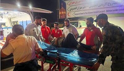 انتقال ۱۵ زائر حادثهدیده از عراق به مرز مهران