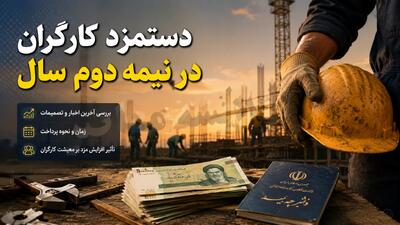 حقوق و دستمزد کارگران در نیمه دوم سال ۱۴۰۵