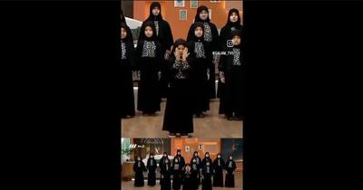 شعرخوانی چند دختر نوجوان درباره رهبر شهید انقلاب از شبکه سه