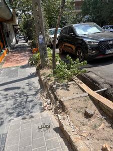 «پاتوقزدایی» از خیابان/ تخریب جدولها و باغچههای مقابل کافههای خیابان سنایی با پتک