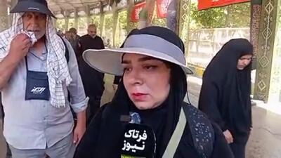 بانوی جوان تهرانی: مرز خسروی بهترین مسیر برای رسیدن به کربلا است