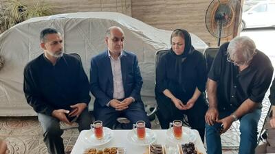  دیدار استاندار گیلان با خانواده دریانورد شهید نیما مرادی