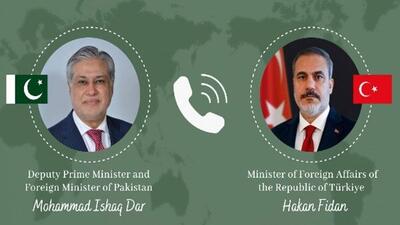 گفتگوی تلفنی وزیران خارجه ترکیه و پاکستان