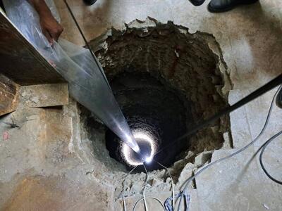  سقوط مرگبار ۲ مرد در چاه ۲۰ متری در سفیددشت