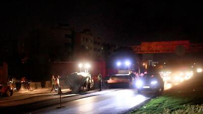  آغاز عملیات ترمیم آسفالت بخش‌هایی از کمربندی شیراز با اجرای شبانه