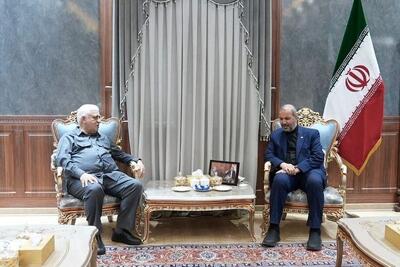  دیدار رئیس حشد شعبی با سفیر ایران در عراق/ الفیاض شهادت مستشاران ایرانی حاضر در مقرهای حشد شعبی را تسلیت گفت