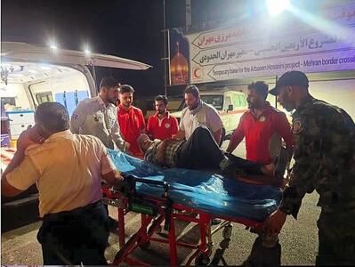 انتقال ۱۵ زائر حادثهدیده از عراق به مرز مهران