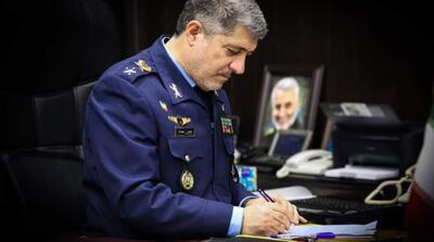  پیام فرمانده نیروی هوایی ارتش درپی شهادت امیر مجید کاظمی - مردم سالاری آنلاین