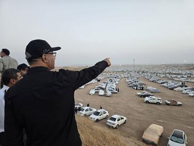  استاندار کرمانشاه از پارکینگ‌های مرز خسروی بازدید کرد