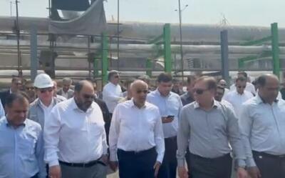 بازدید وزیرتعاون، کار و رفاه اجتماعی از تاسیسات پتروشیمی