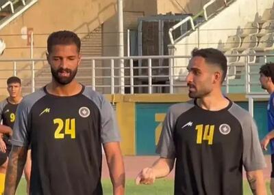 مهاجم جدید سپاهان برای اولین بار در میدان
