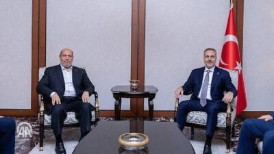 دیدار حماس و وزیر خارجه ترکیه درباره تحولات فلسطین