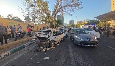 سوانح رانندگی در تهران، ۸ نفر را به کام مرگ کشاند