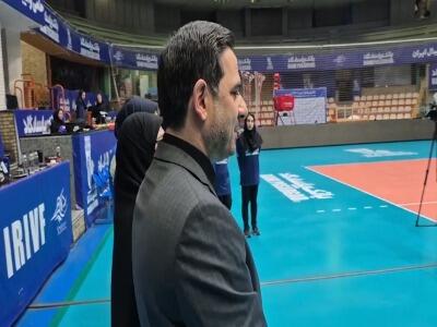 صحبت های رئیس فدراسیون در جمع ملی پوشان والیبال