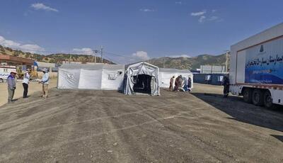  ۱۱۵ زائر اربعین در بیمارستان سیار باشماق درمان شدند