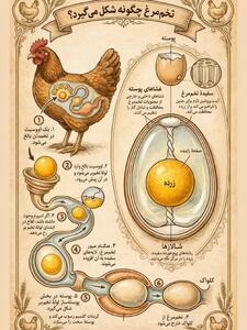 مرغ چطور هر روز یک تخم میگذارد؟