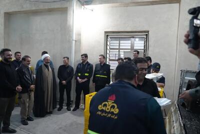 خدمت رسانی گسترده موکب شرکت گاز ایلام با توزیع ۳۴ هزار وعده غذایی و ۲۰۰ هزار بطری آب معدنی
