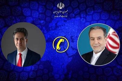 گفتوگوی عراقچی و وزیر خارجه انگلیس