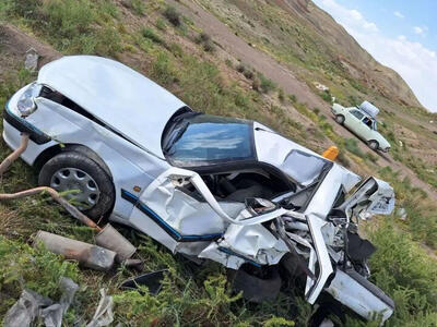  واژگونی مرگبار پژو پارس در جاده دهلران؛ ۴ نفر جان باختند