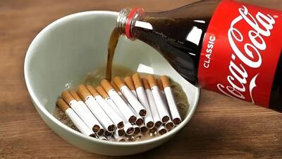  معجزه کوکاکولا و سیگار؛ قوی‌ترین آفت‌کش و لکه‌بر خانگی در ۵ دقیقه!